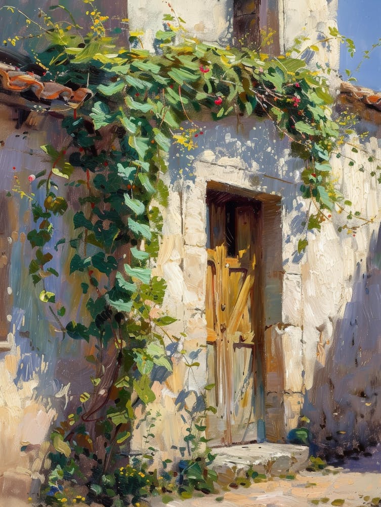 Ivy Covered Door