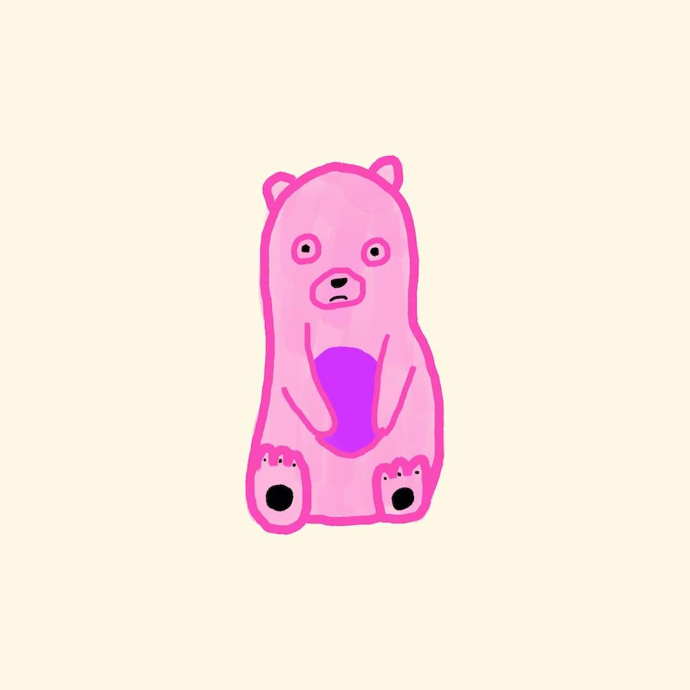 Gloomy pinky bear 🧸