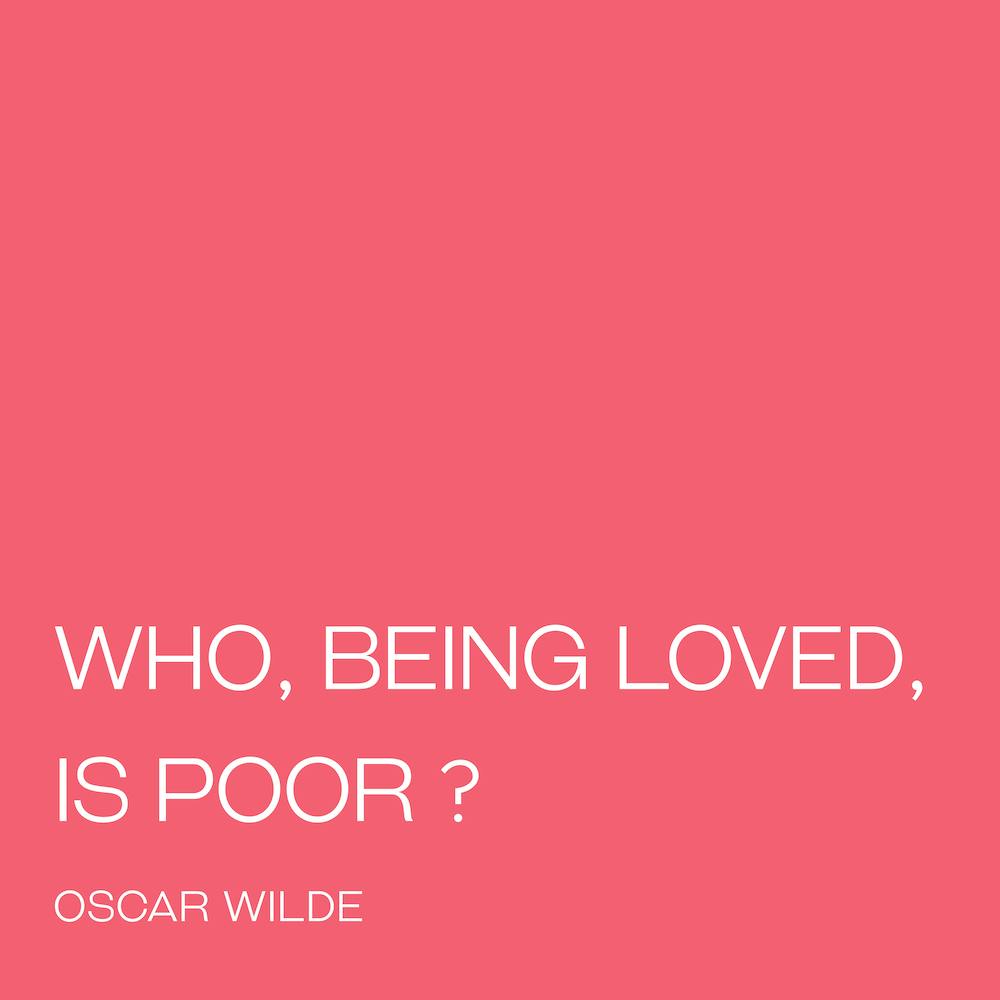 Who Being Loved is Poor (pink )