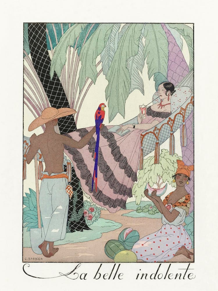 La Belle Indolente (1923), George Barbier