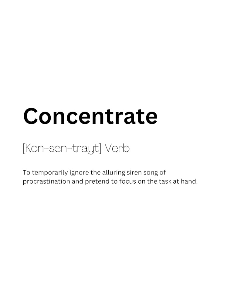 Concentrate Definition Meaning