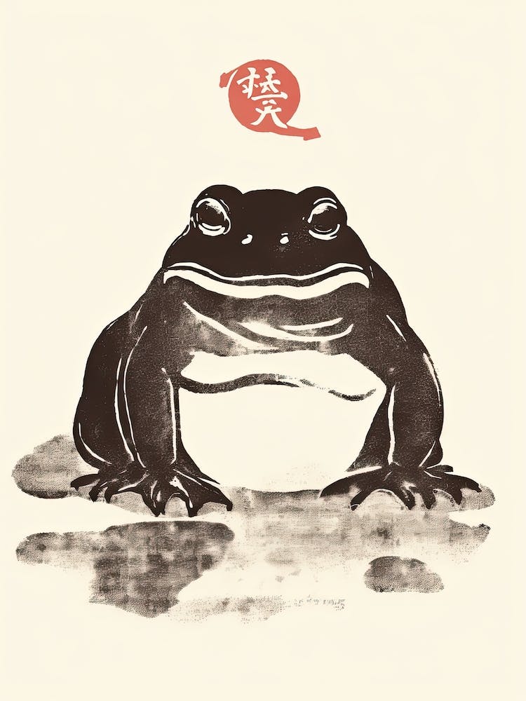 Frog Neutral Colours,  Matsumoto Hoji Inspired Japanese 5