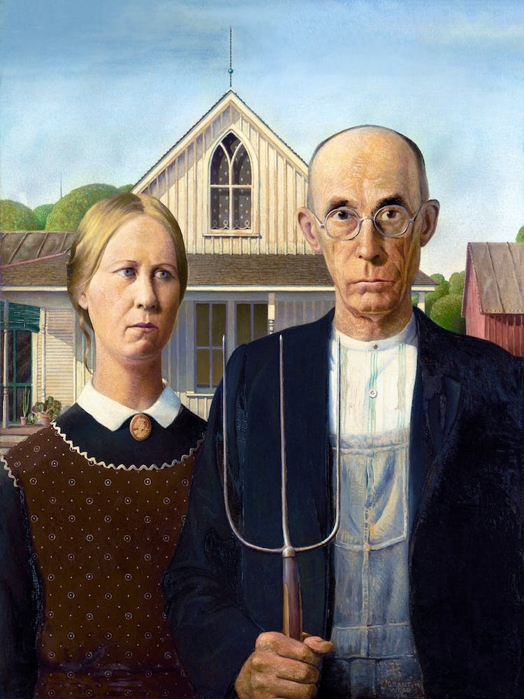 American Gothic; Grant Wood