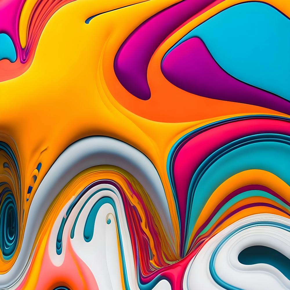 Abstract orange coloured liquid 