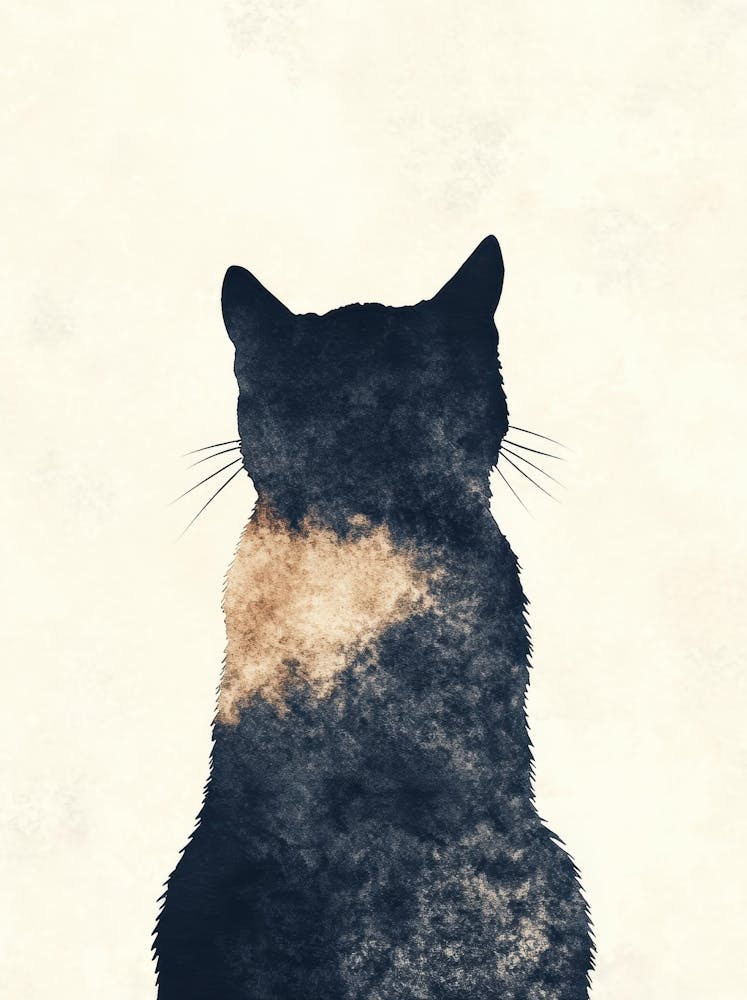 Silhouette Of A Cat 2