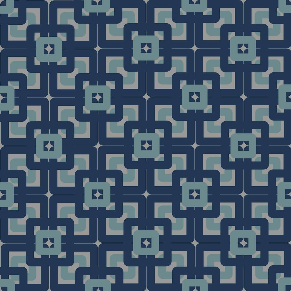 Blue Tile Pattern