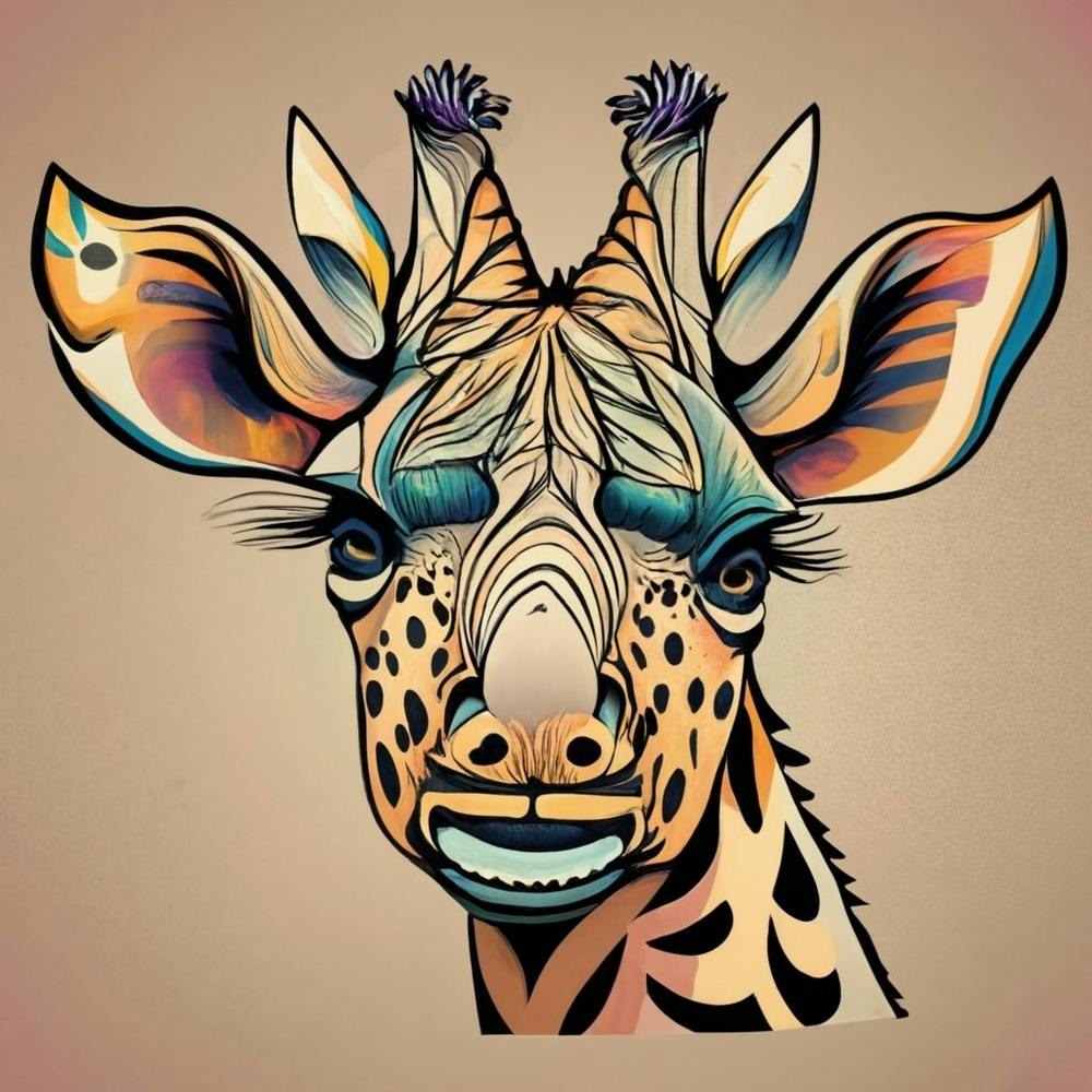 Animals Wall Art : Giraffe