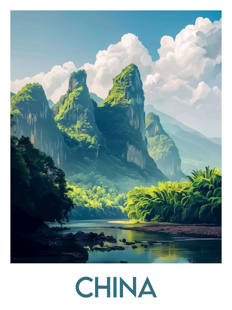 Affiche de voyage China 1