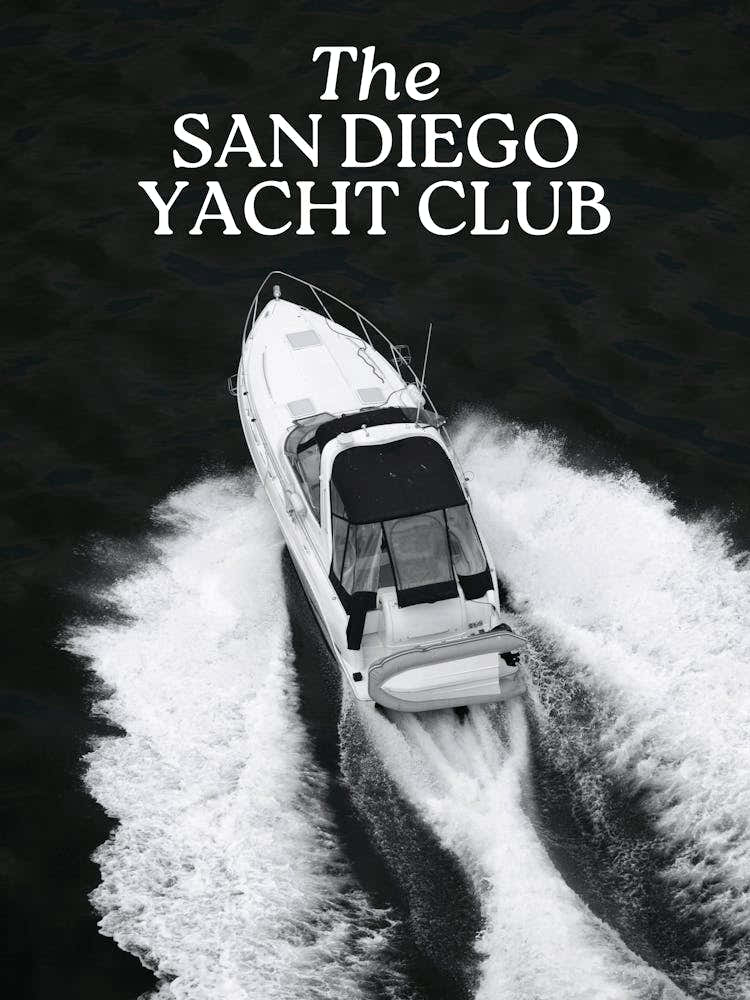 Yacht Club | Black & White Photography Coastal Beachy Nautical Sailboat Sailing