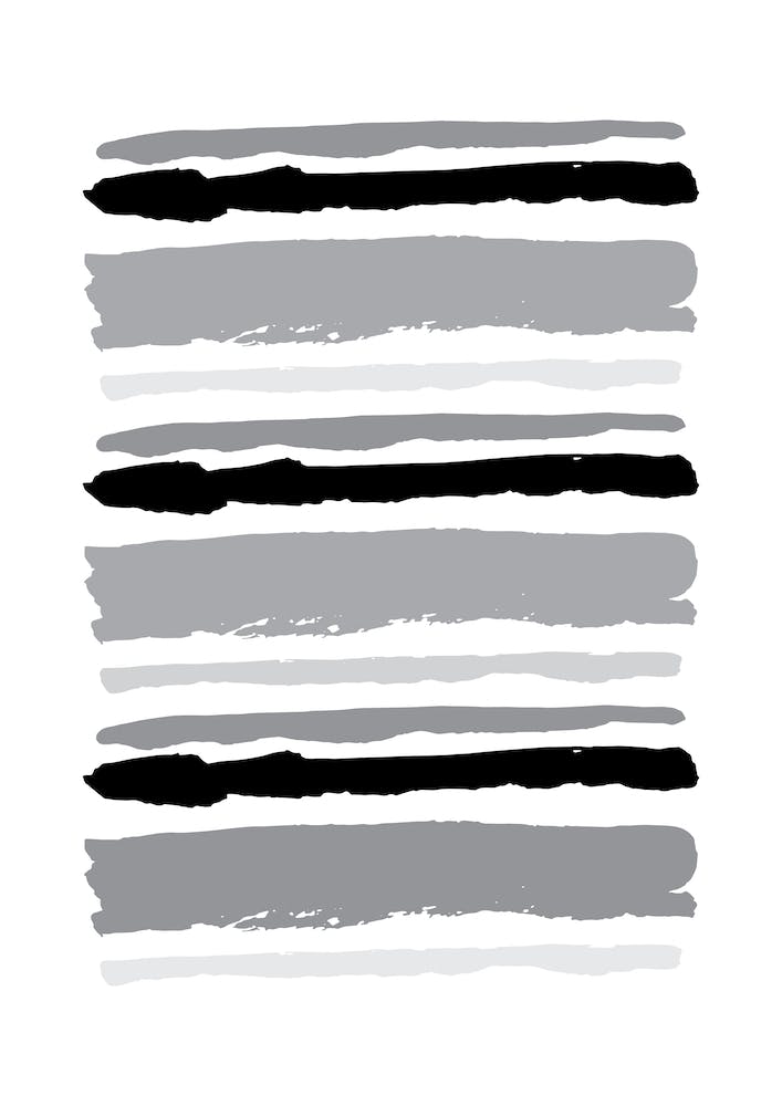 Black and Grey Abstract Stripes