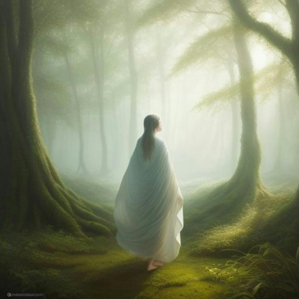 Woman In The Forest
