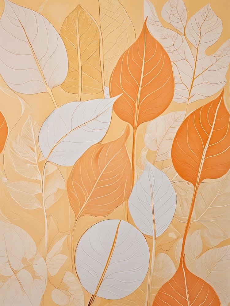 Orange Leaves no3