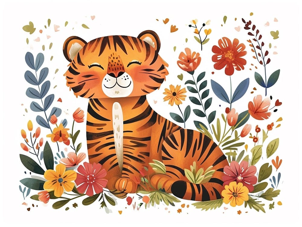 Little Floral Tiger 1