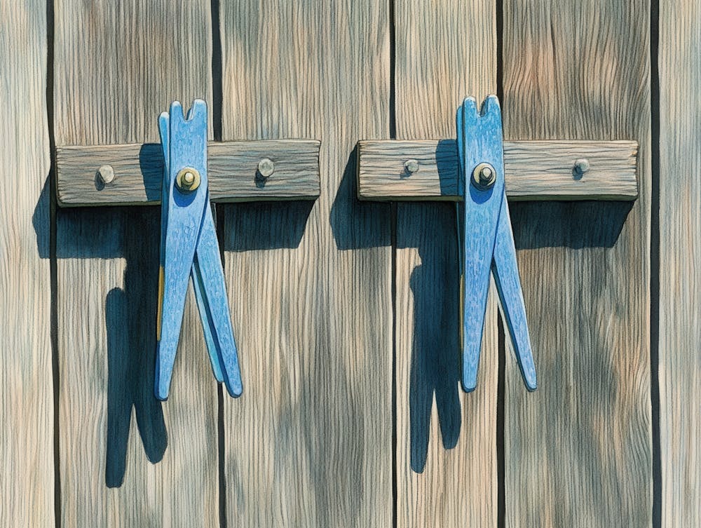 Pair Of Blue Pliers