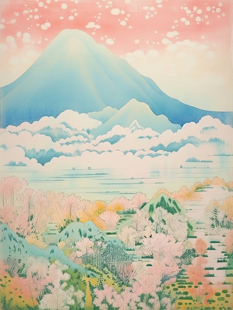 Mount Gassan In Yamagata, Japanese Landscape 4