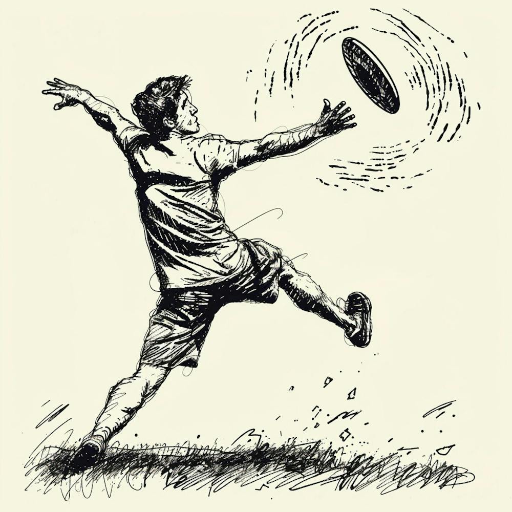 Drawing Of A Frisbee