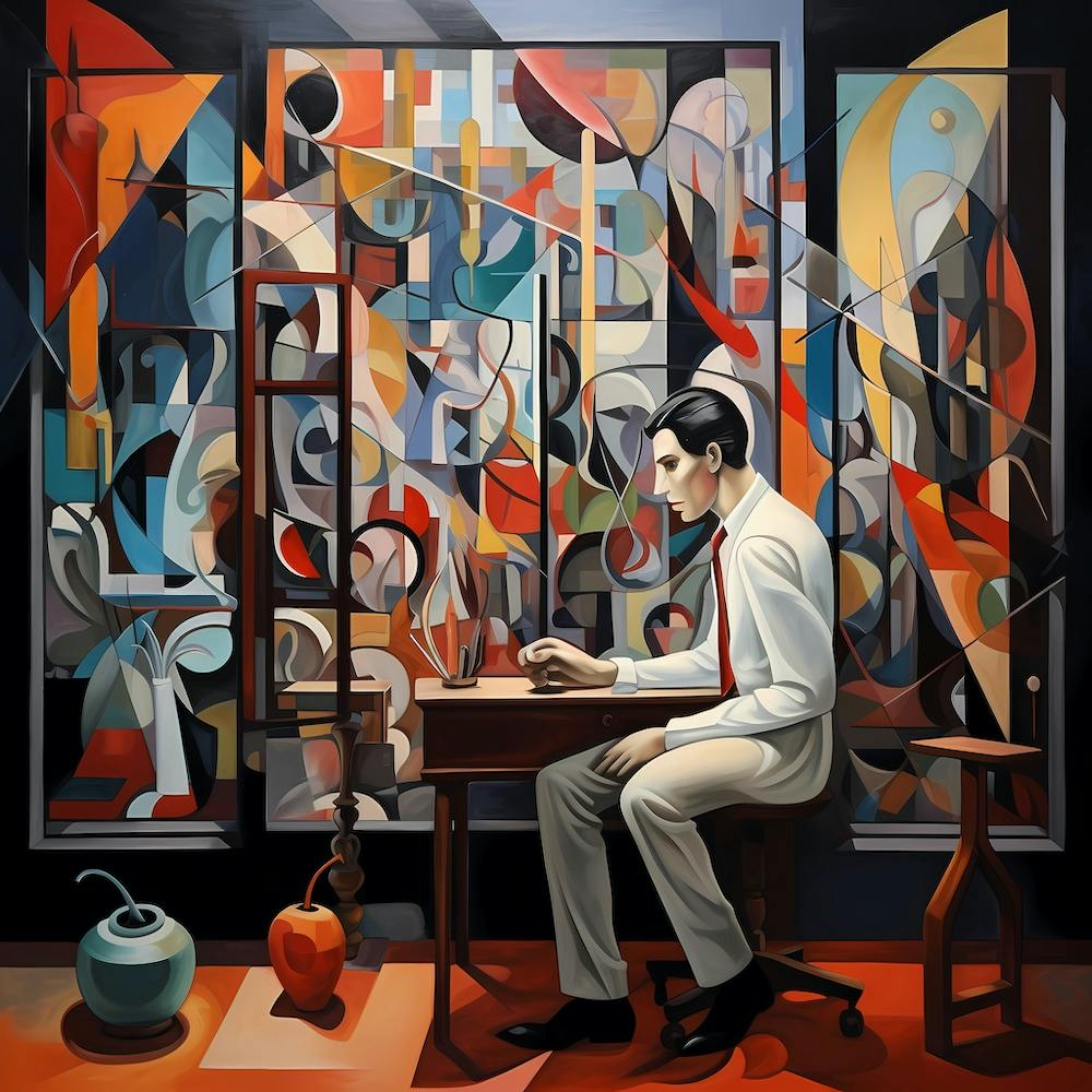 Home office by Picasso's heir