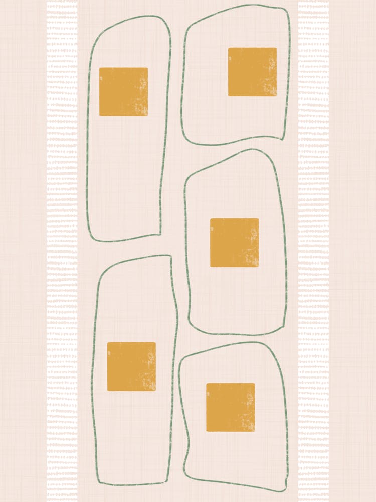 Japandi Frame Lines Eggshell
