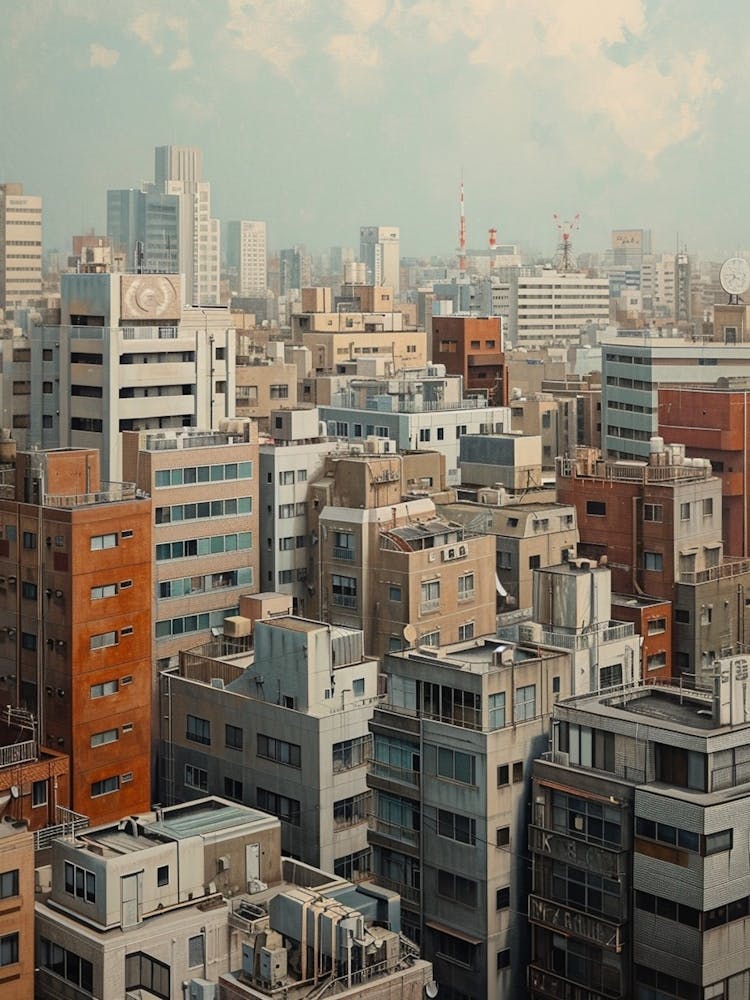 Tokyo Kitsch-Stadtlandschaft 1