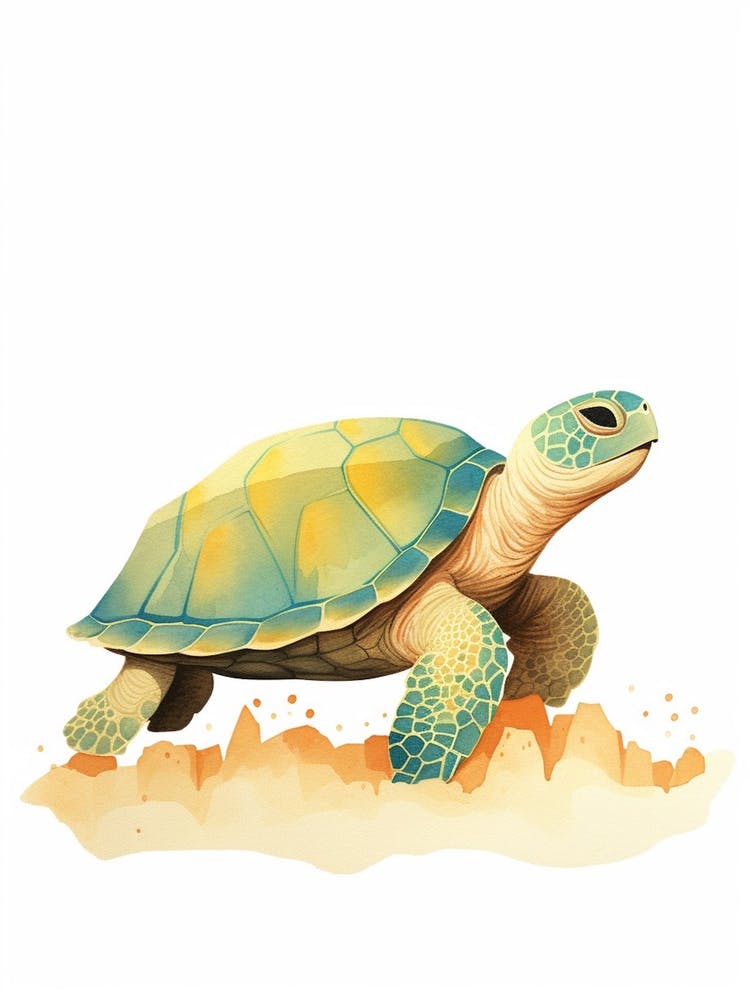 Simple Geometric Sea Turtle1