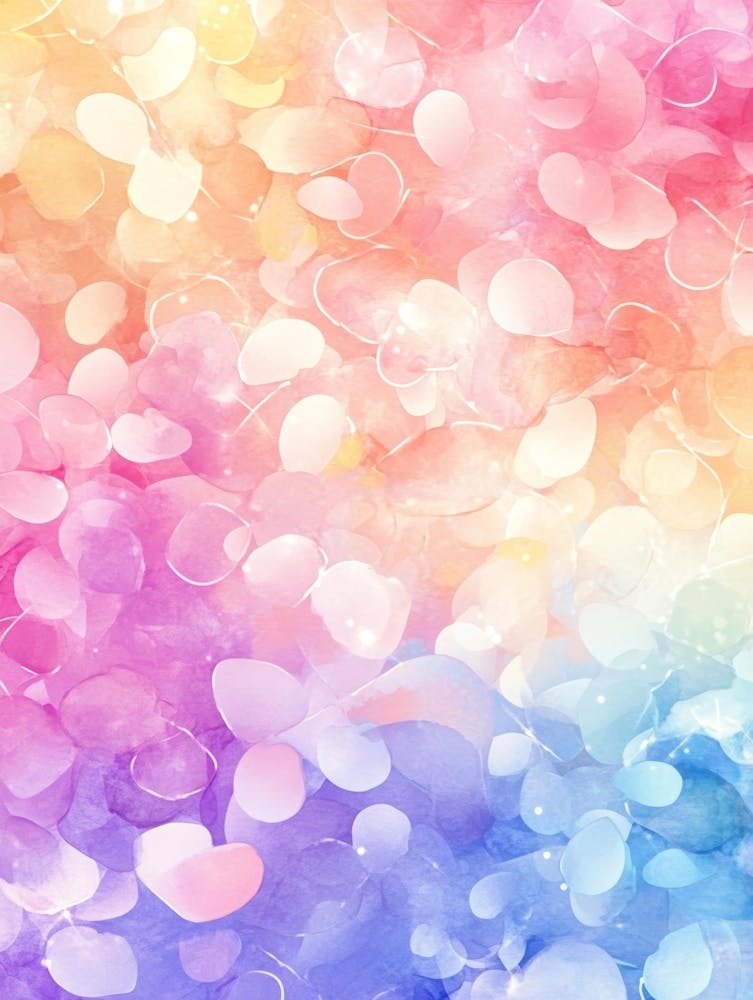 Rainbow Bokeh Background