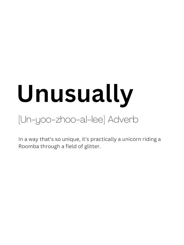Unusually Definition Meaning