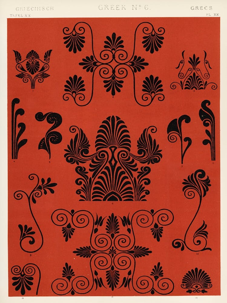 Vintage Pattern Illustration, Owen Jones