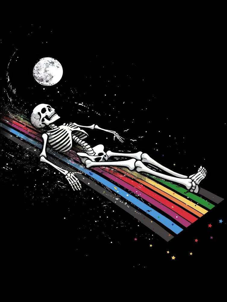 Rainbow Skeleton 1