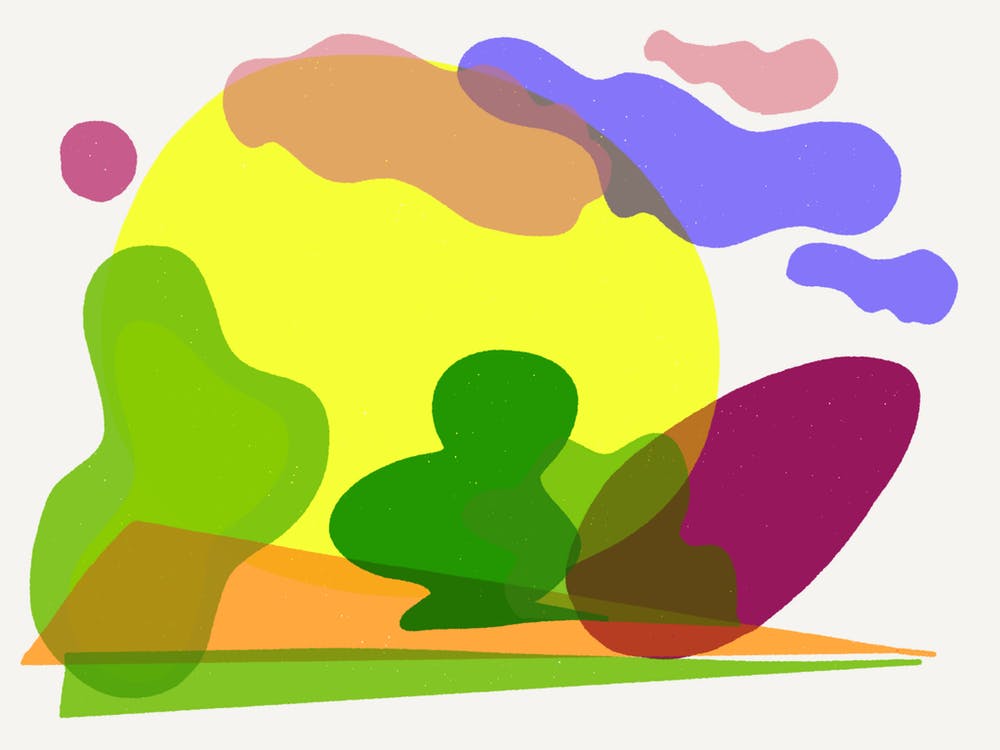 Landscape - Abstract Painting