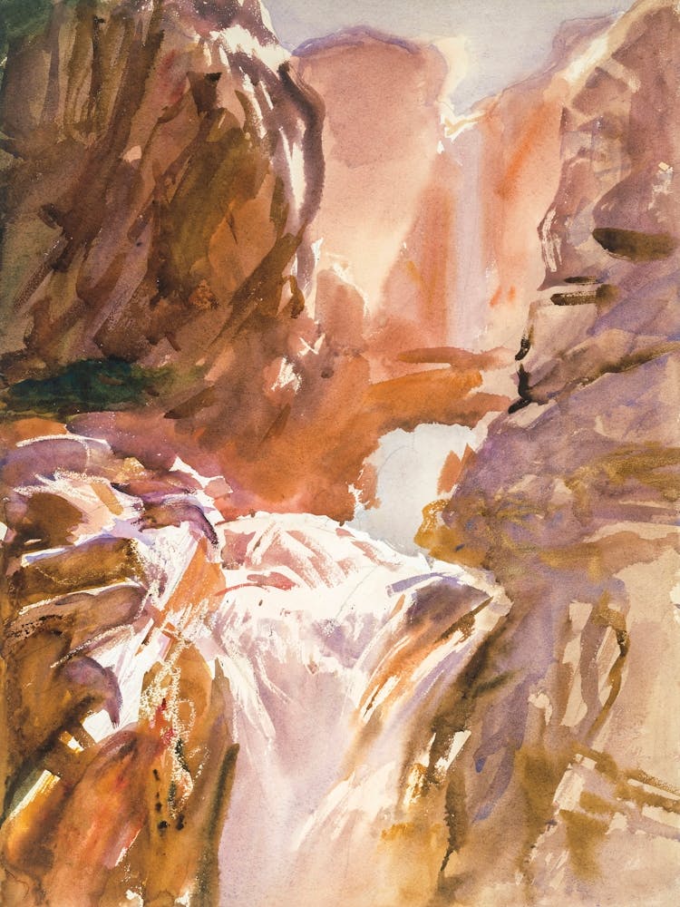 Mountain Torrent, John Singer Sargent