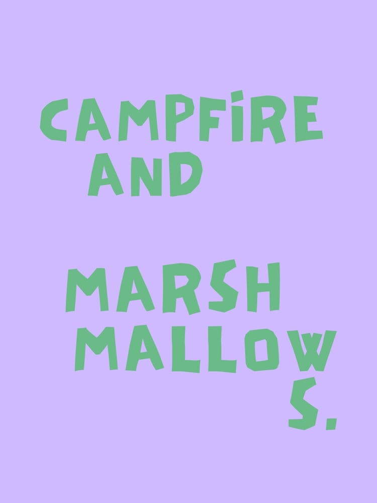 Campfire & Marshmellows
