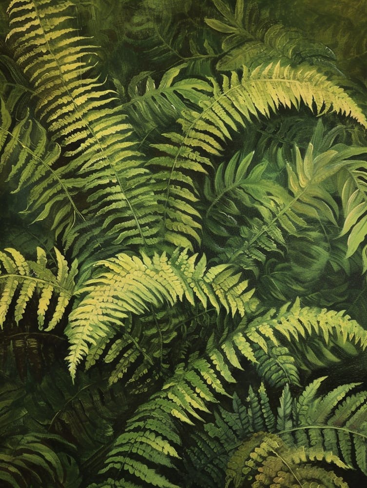 Giant Chain Fern Painting 4