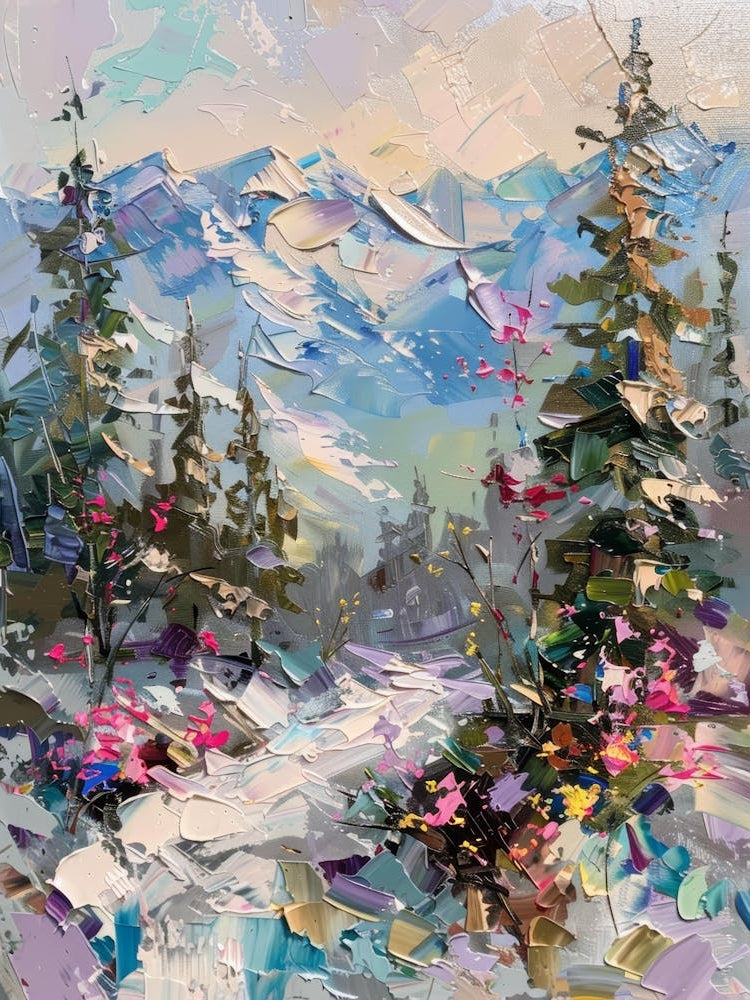 Winter Landscape Painting 1