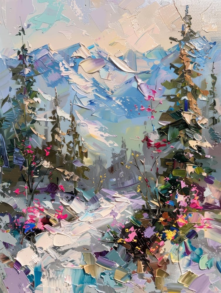 Winter Landscape Painting 1
