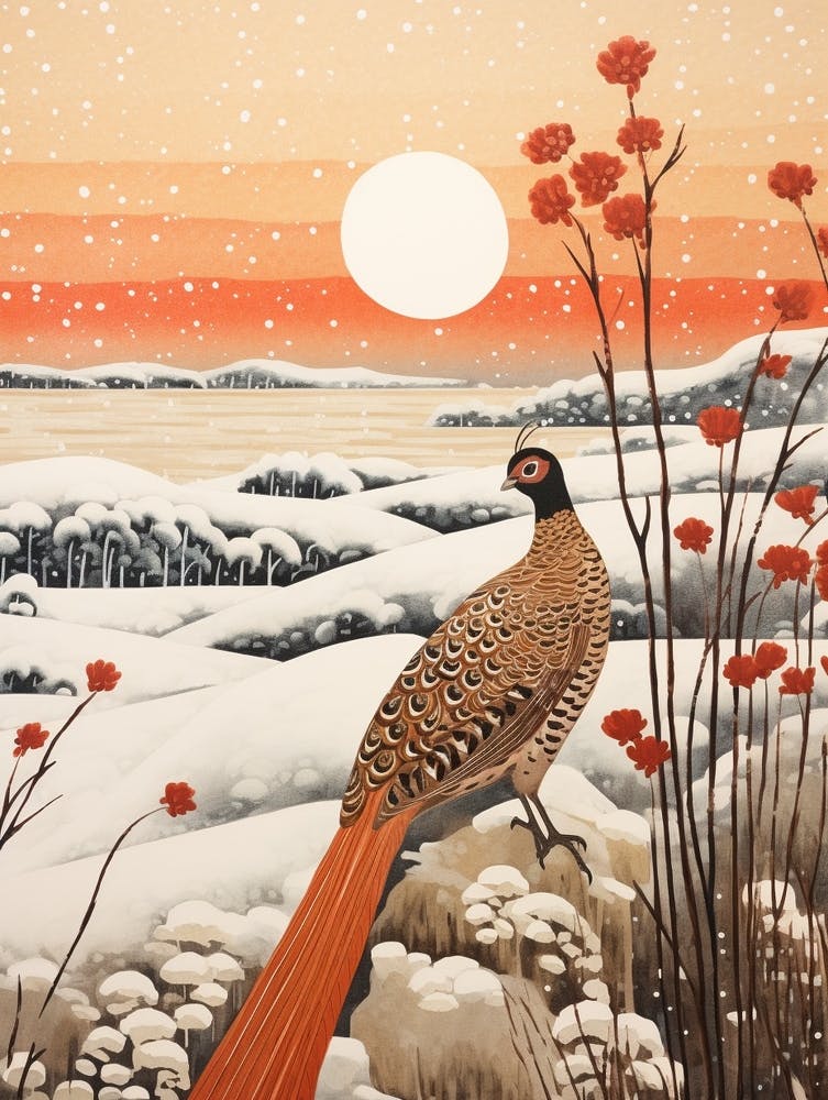 Bird Illustration Pheasant 5
