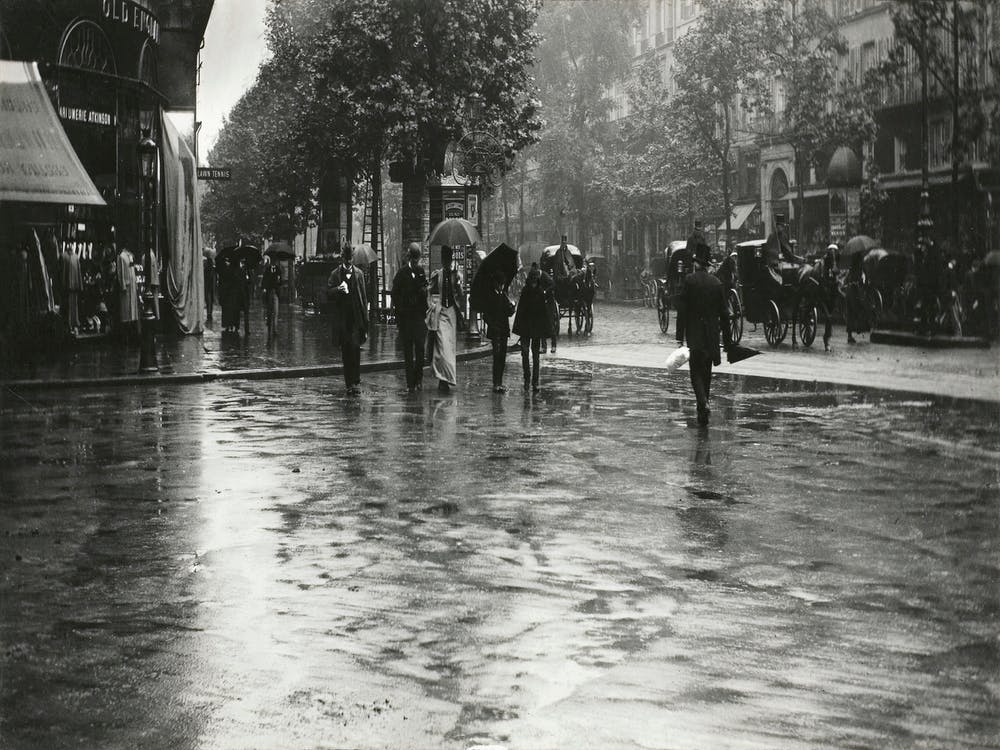 A Wet Day On The Boulevard, Paris (1894), Alfred Stieglitz