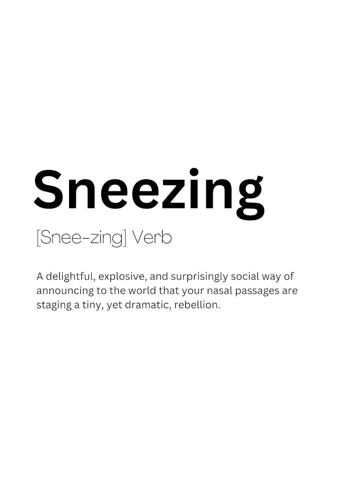 Sneezing Definition Meaning