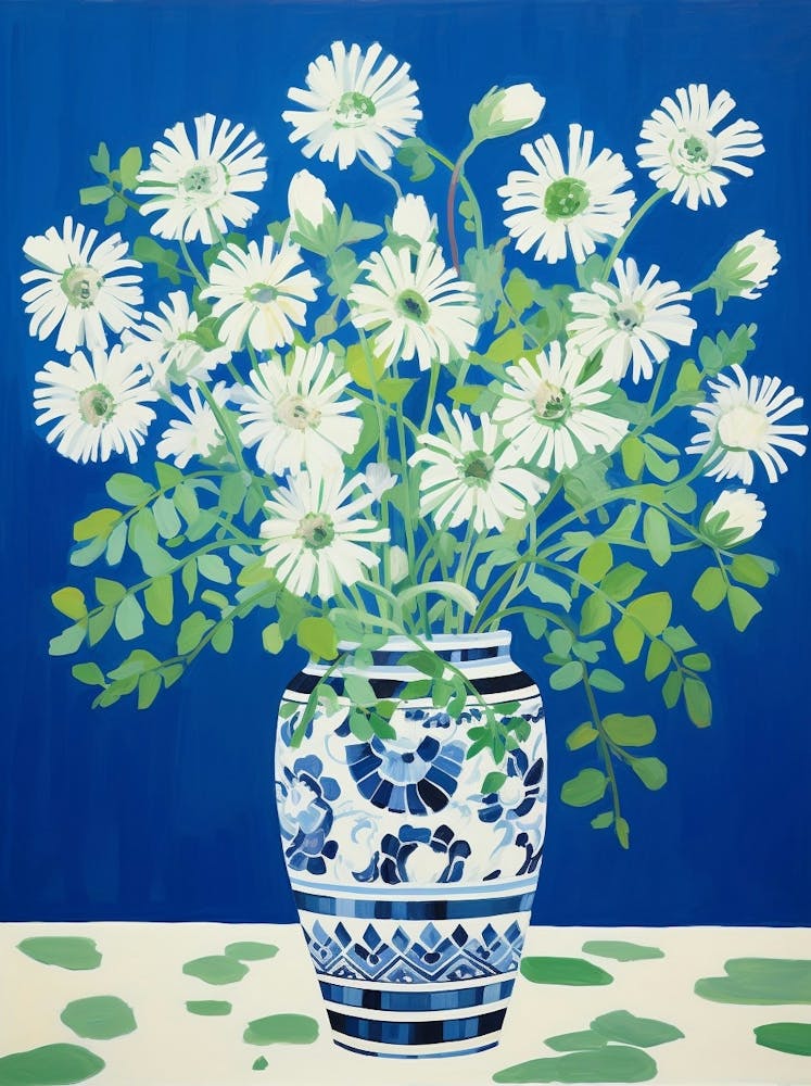 Flowers In A Vase Still Life Painting Floral Bouquet 2