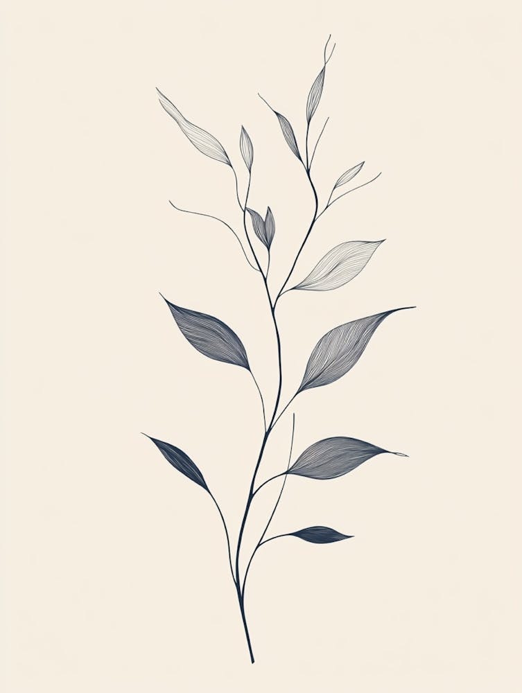 Branch Of Leaves