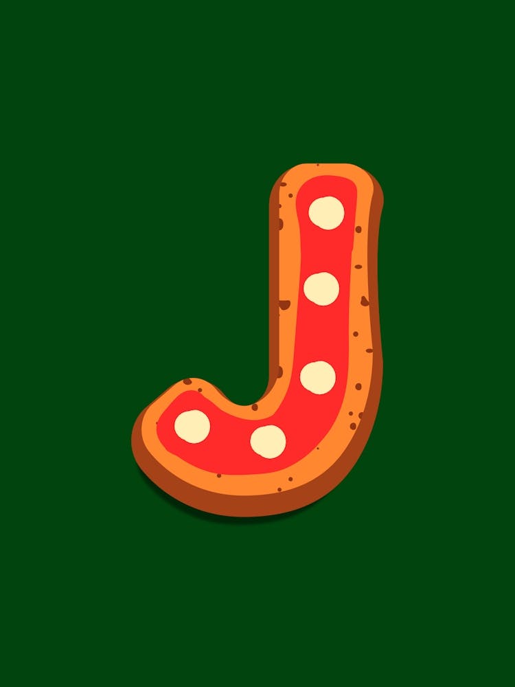 Gingerbread Christmas Letters Living Room Holiday Display Green 10