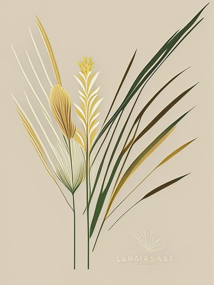 Lemongrass Spices And Herbs Retro Minimal 2