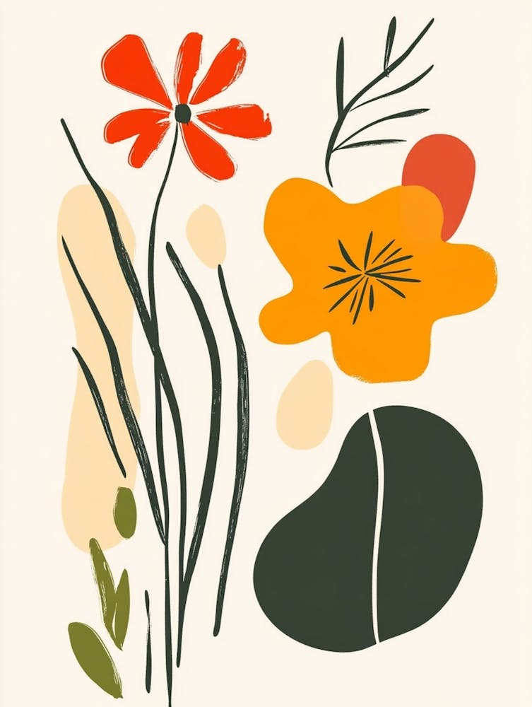 Abstract Floral Painting 11