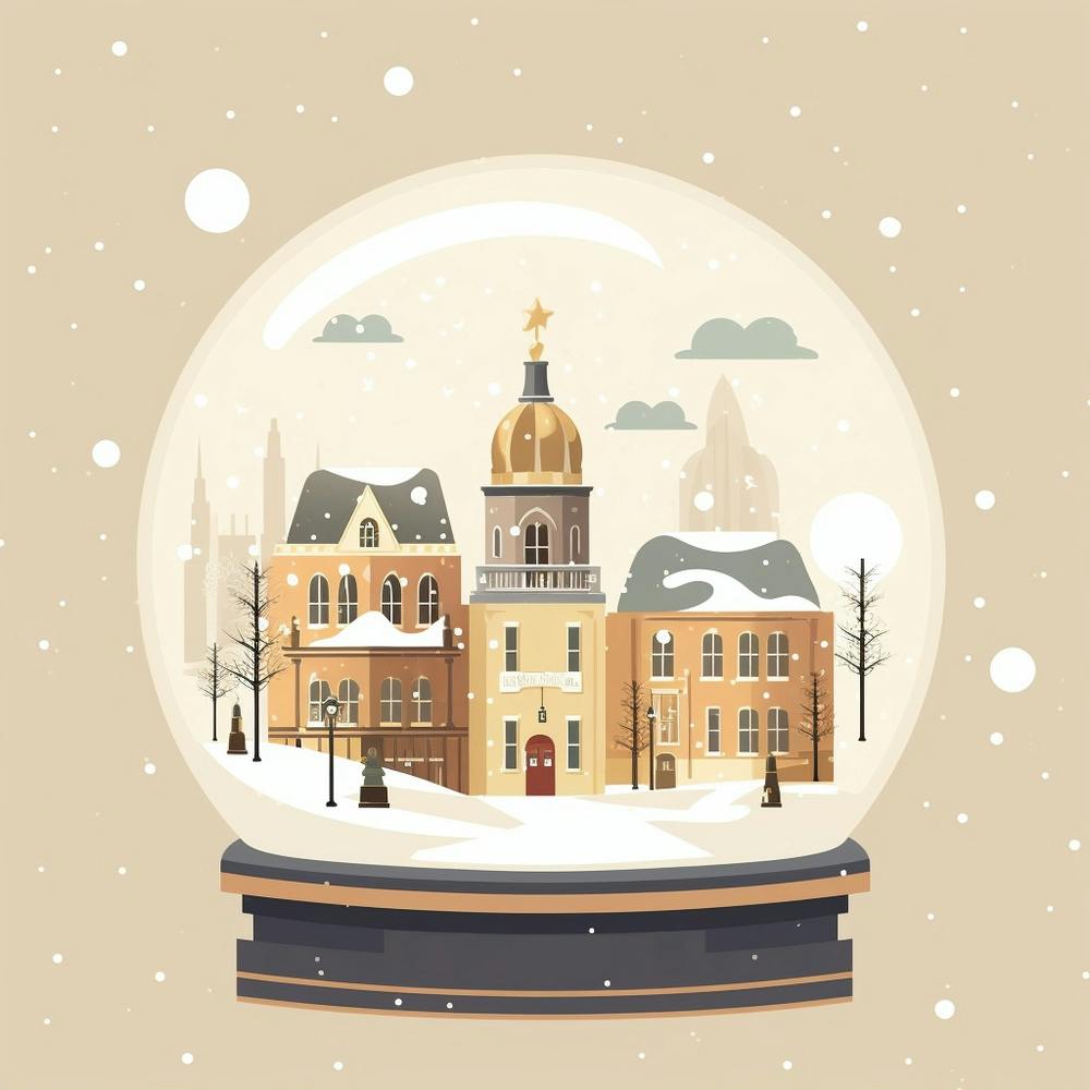 Nottingham United Kingdom 2 Snowglobe