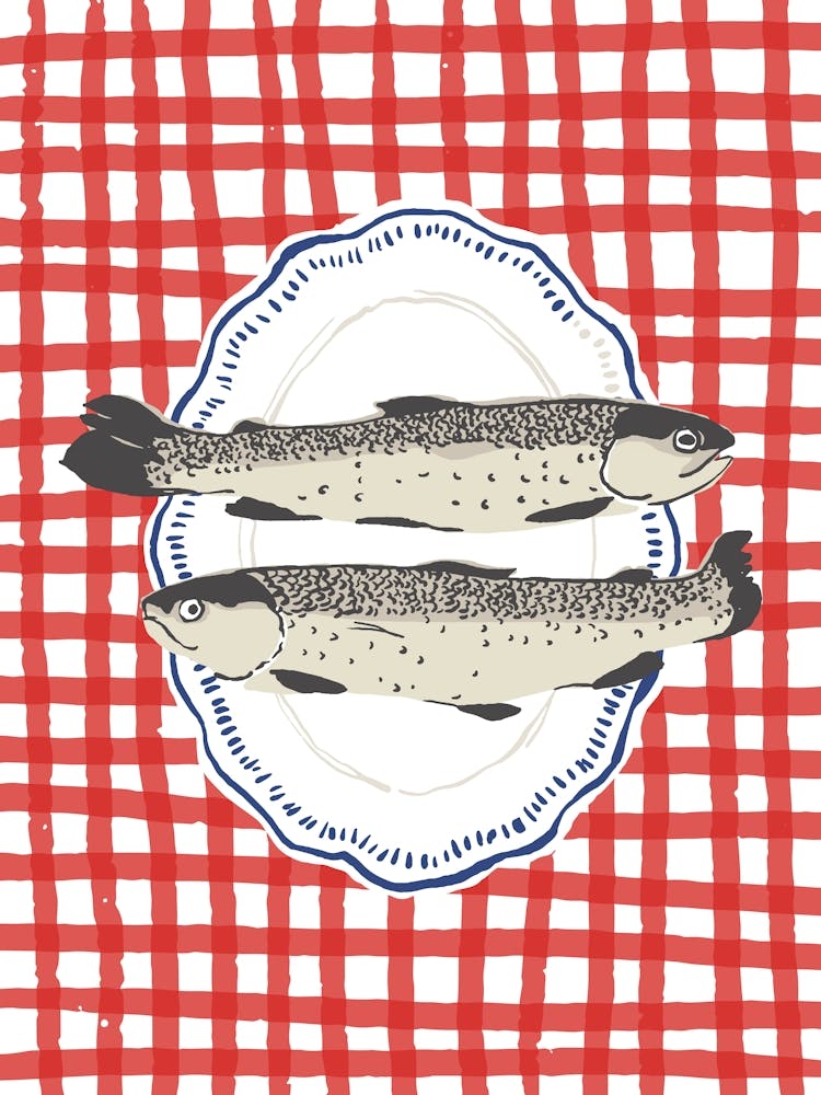 Sardines Italian Poster