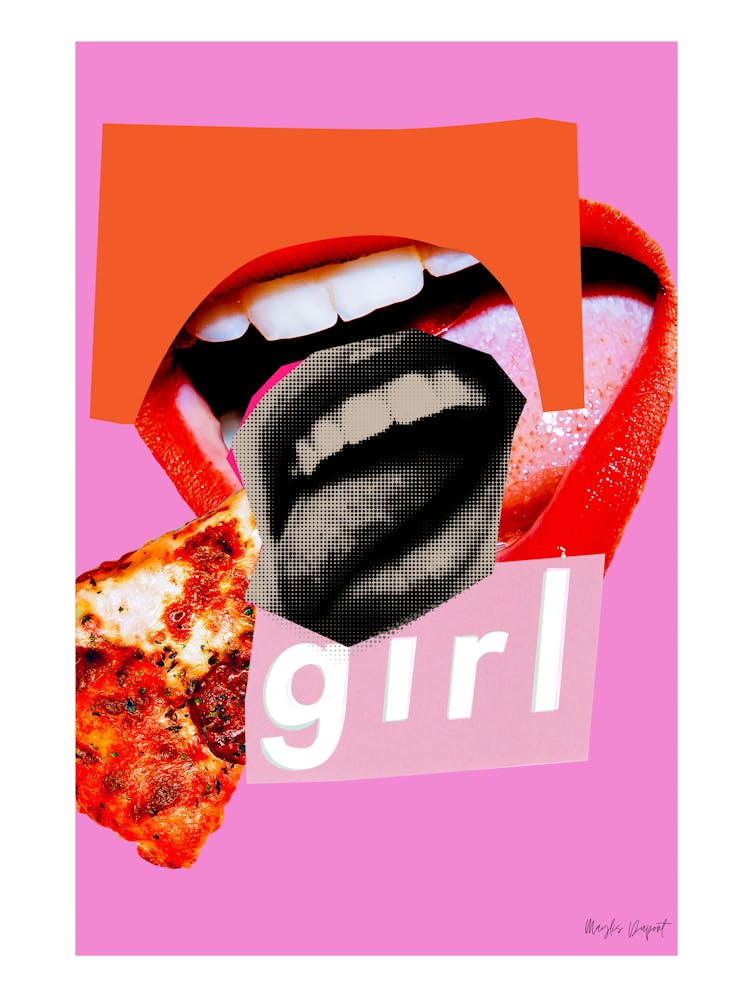 Girl With Pizza