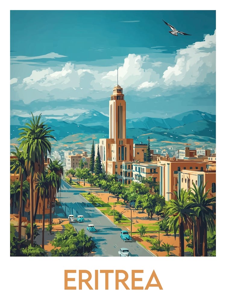 Affiche de voyage Eritrea