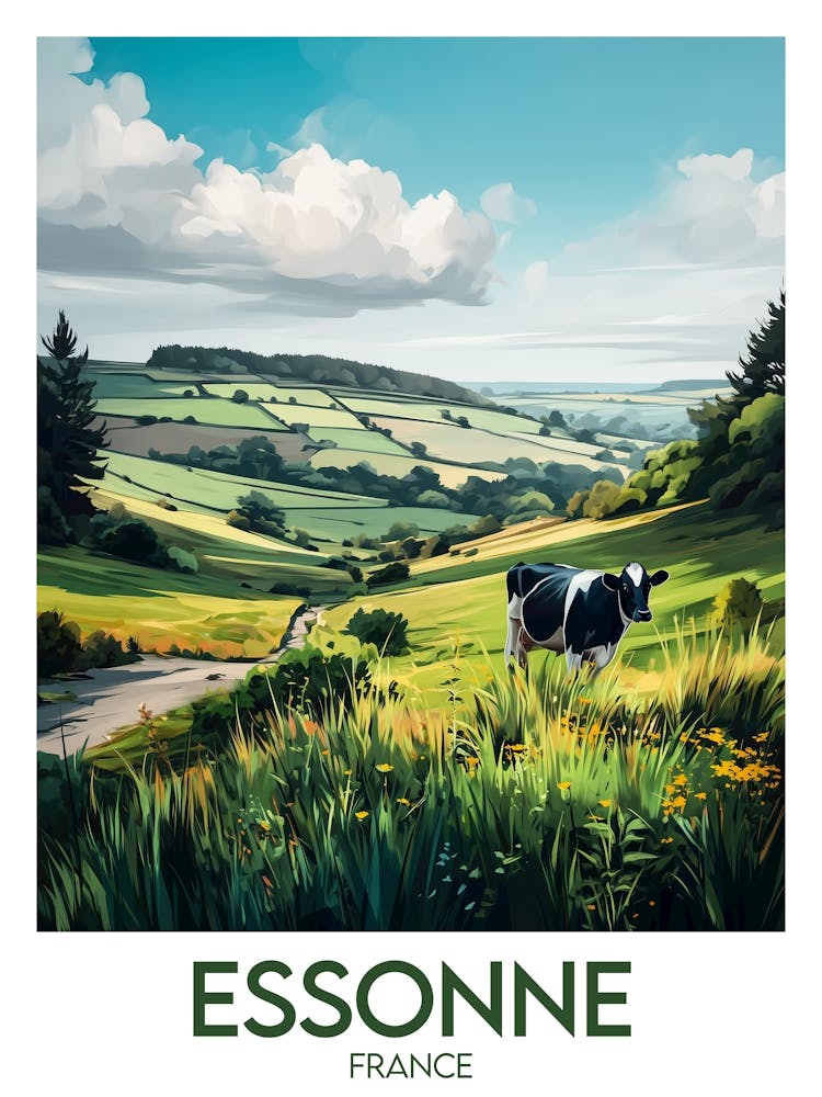Affiche de voyage Essonne
