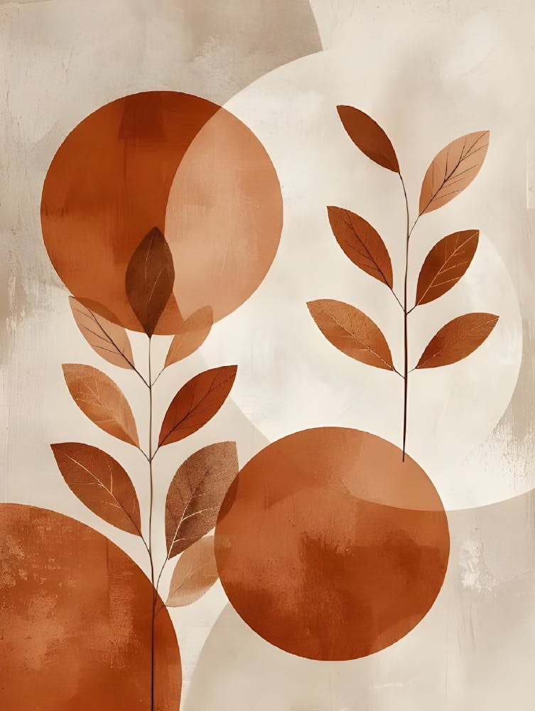 Abstract Leaves Canvas Print 12