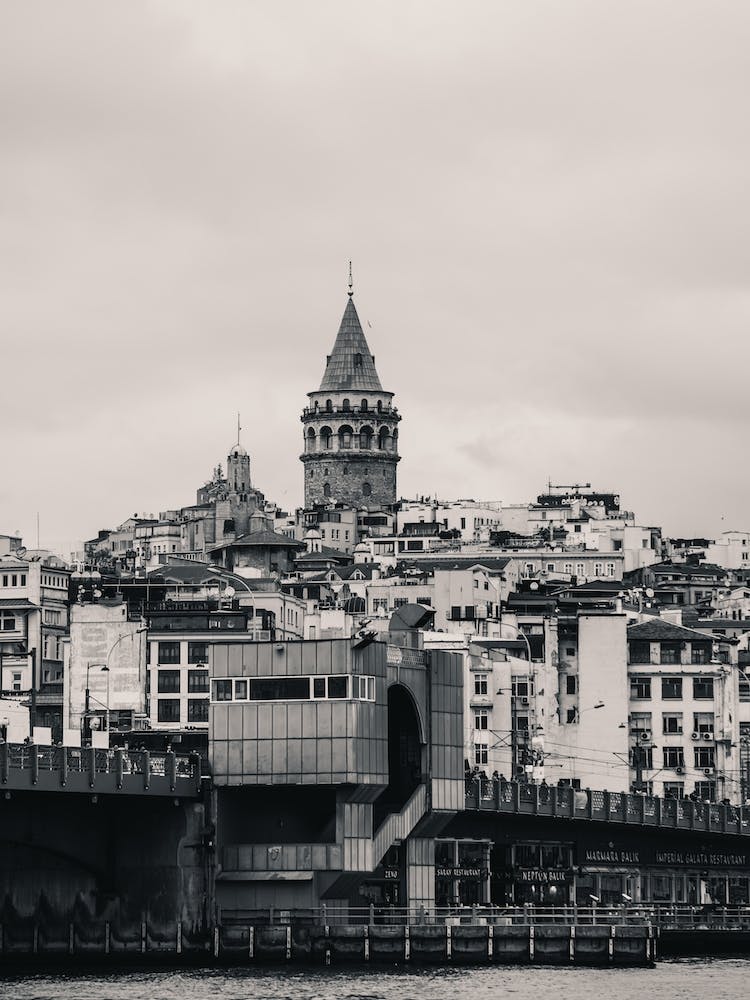 Galatasaray Bridge, Vintage Istanbul