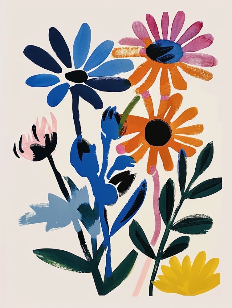 Painted Florals Cineraria 4
